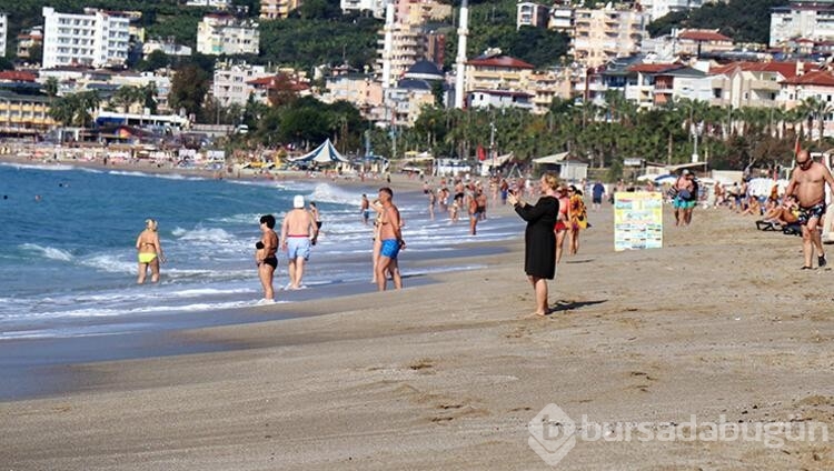 Kasım ayında Alanya'da deniz keyfi
