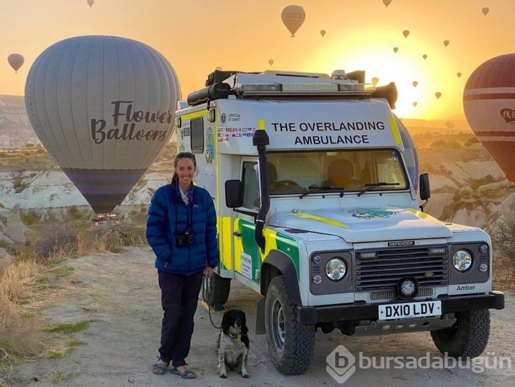 Ambulans ile dünya seyahatine çıkan çift Guinness rekoru kırıyor