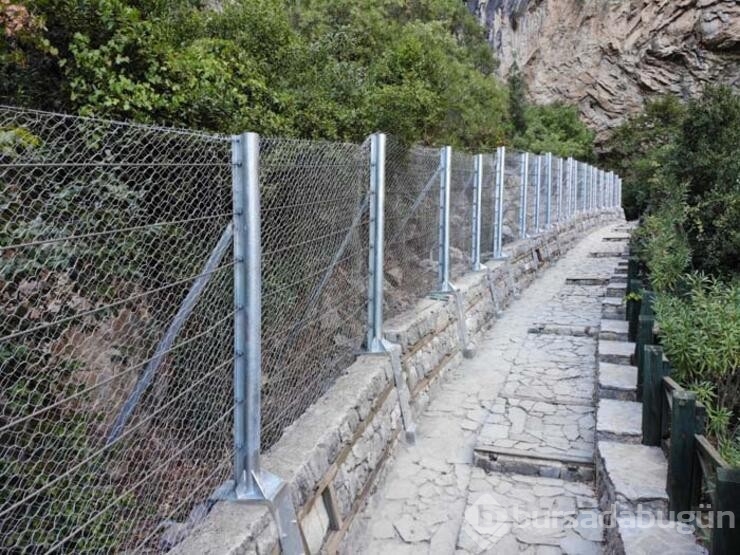 Altınbeşik Mağarası yürüyüş yolu artık daha güvenli
