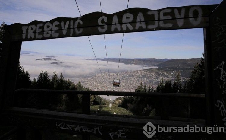 Saraybosna'da hava kirliliği etkisini göstermeye başladı
