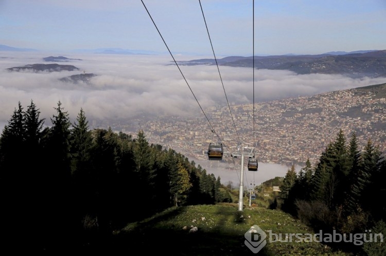 Saraybosna'da hava kirliliği etkisini göstermeye başladı
