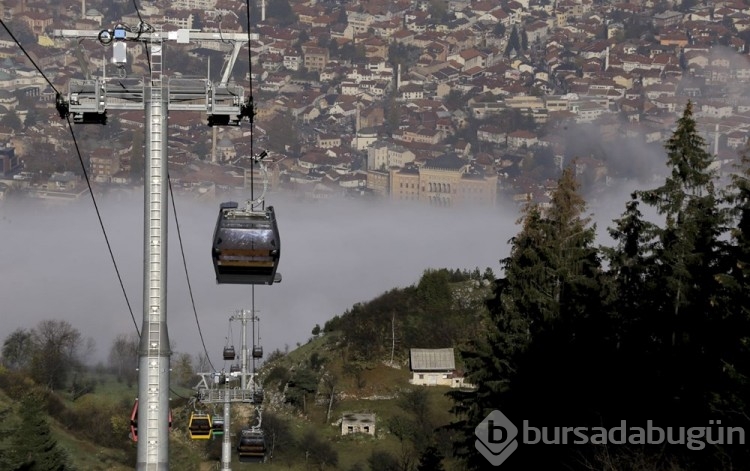 Saraybosna'da hava kirliliği etkisini göstermeye başladı
