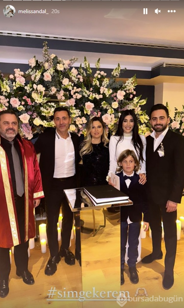Mustafa Sandal baldızının nikah şahidi oldu
