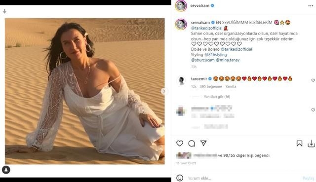 Şevval Sam, Leyla'ya özendi! 100 bin tıklık pozlar