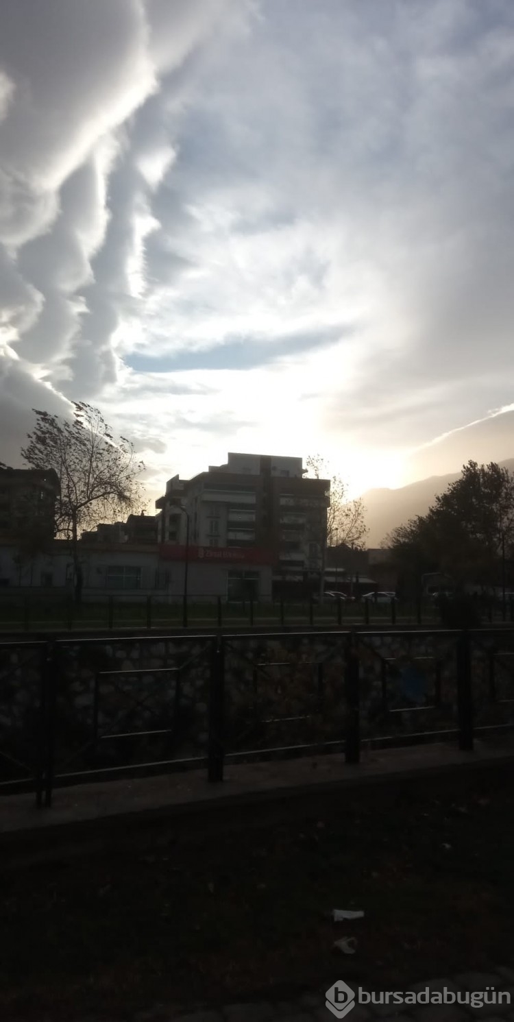 Bursa'dan gökyüzü manzaraları