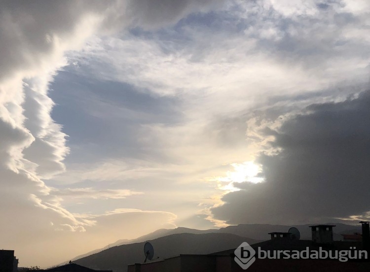Bursa'dan gökyüzü manzaraları
