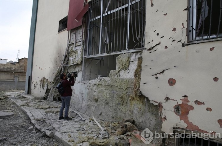 Gaziantep'deki roket saldırısının ardından bölge görüntülendi