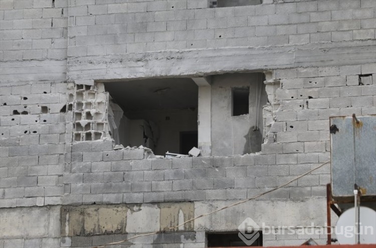 Gaziantep'deki roket saldırısının ardından bölge görüntülendi