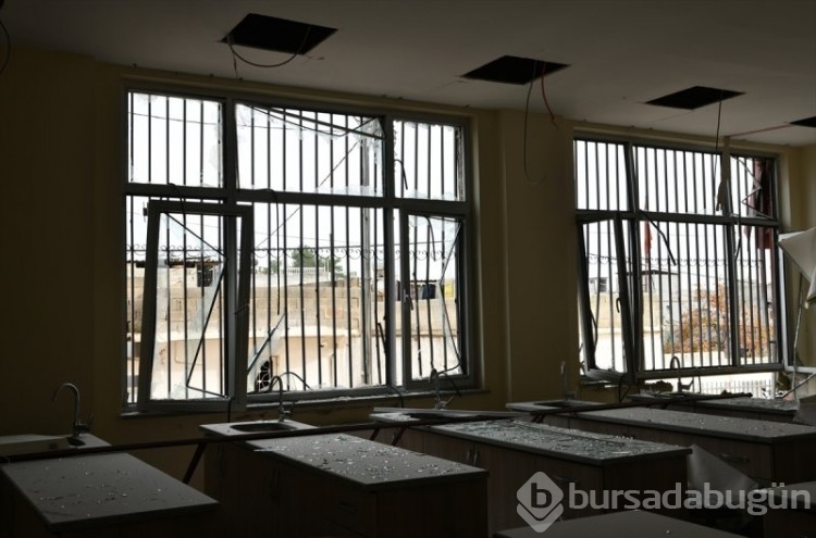Gaziantep'deki roket saldırısının ardından bölge görüntülendi