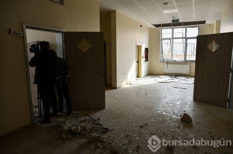 Gaziantep'deki roket saldırısının ardından bölge görüntülendi