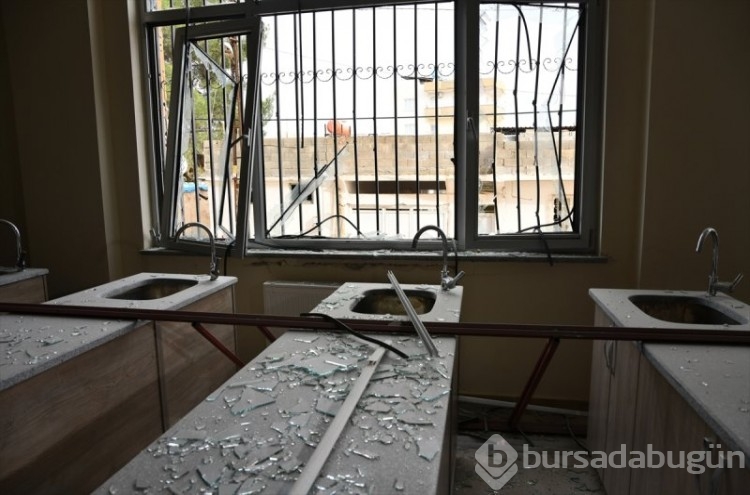 Gaziantep'deki roket saldırısının ardından bölge görüntülendi