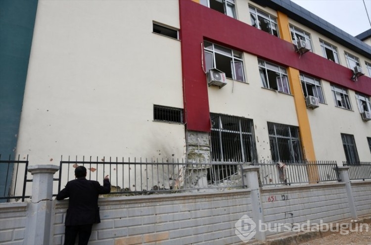 Gaziantep'deki roket saldırısının ardından bölge görüntülendi