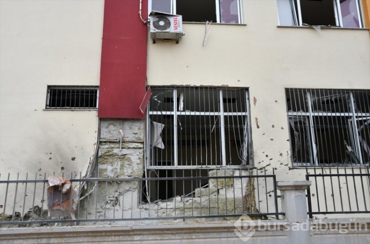 Gaziantep'deki roket saldırısının ardından bölge görüntülendi
