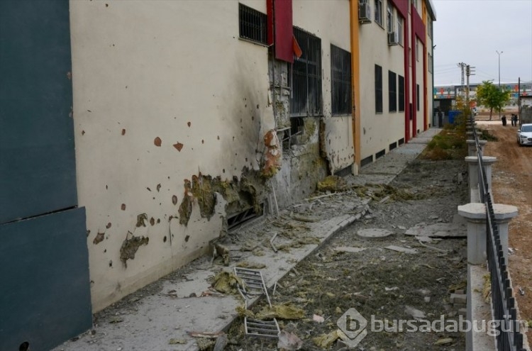 Gaziantep'deki roket saldırısının ardından bölge görüntülendi