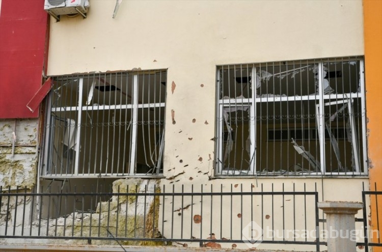 Gaziantep'deki roket saldırısının ardından bölge görüntülendi