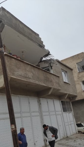 Gaziantep'deki roket saldırısının ardından bölge görüntülendi