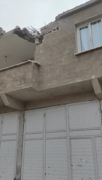 Gaziantep'deki roket saldırısının ardından bölge görüntülendi