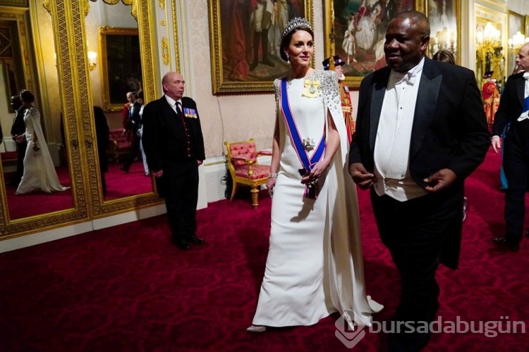 Kate Middleton 'Prenses' unvanıyla ilk resmi davetine katıldı