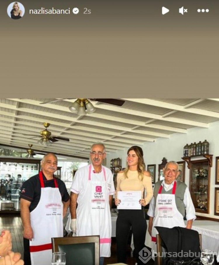 Yeni gelin Nazlı Sabancı Adana kebabı yaptı