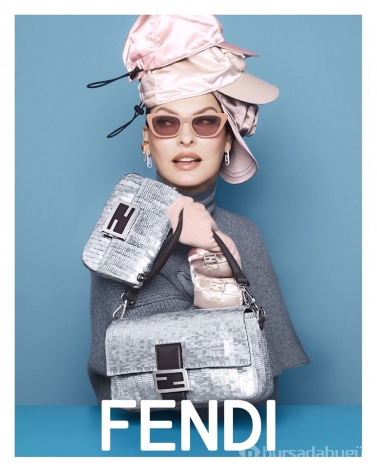 Linda Evangelista, İtalyan moda markası için poz verdi