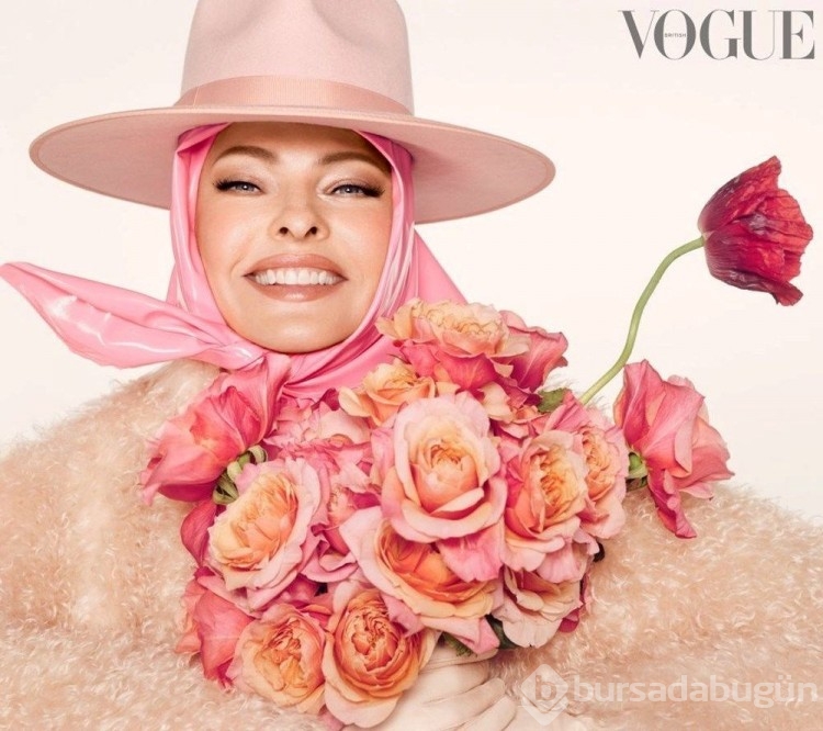 Linda Evangelista, İtalyan moda markası için poz verdi