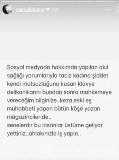 Merve Boluğur isyan etti
