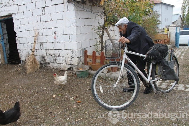 Garip dede 60 yıldır pedal çeviriyor