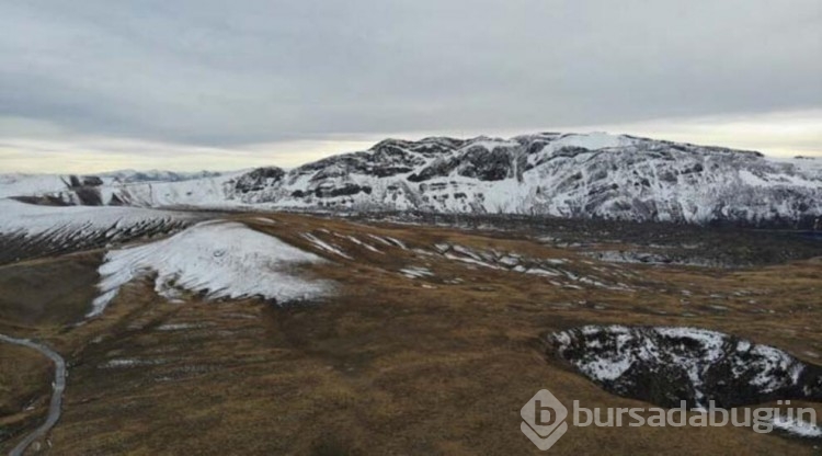 Nemrut Kalderasında ilk kartopu oyunu
