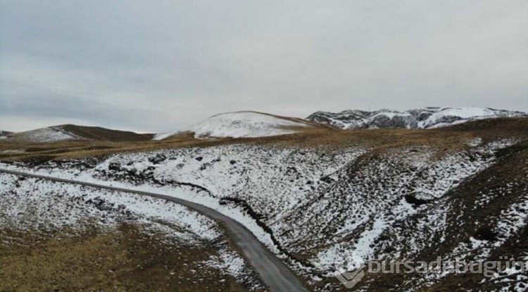 Nemrut Kalderasında ilk kartopu oyunu
