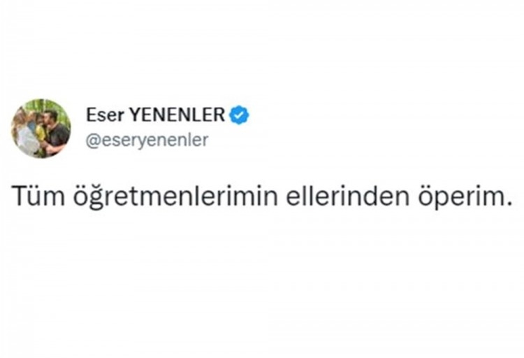Ünlüler Öğretmenler Gününü kutladı