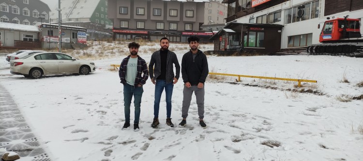 Uludağ beyaza büründü... 