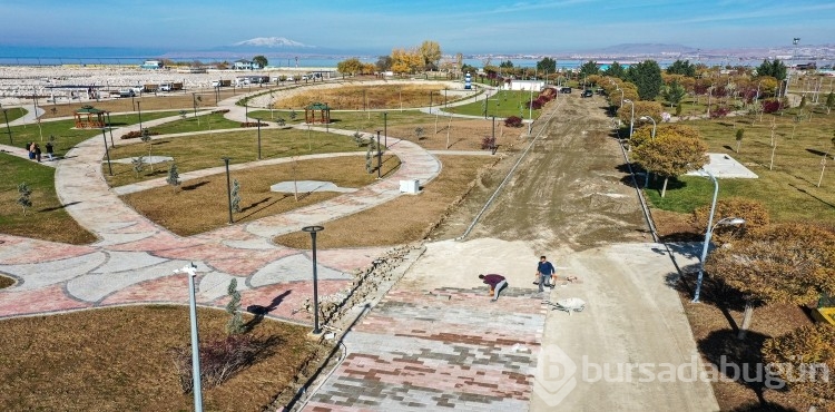 Van'ın biyolojik göletli parkı açılış için gün sayıyor
