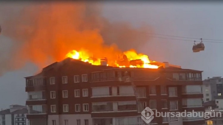 Ankara'da 10 katlı binada yangın paniği