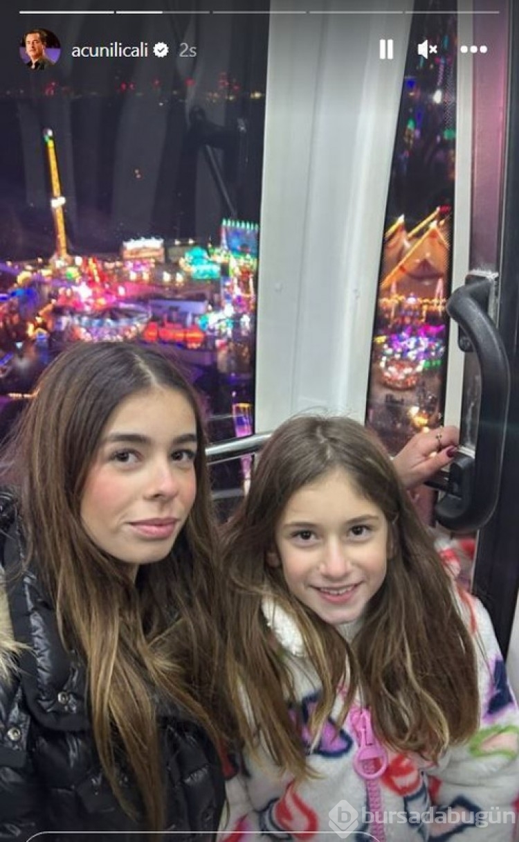 Acun Ilıcalı kızları ile tatilde
