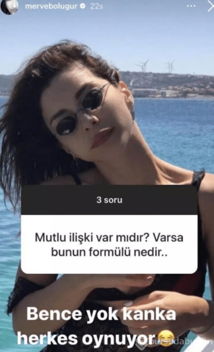 Merve Boluğur "mutlu ilişki yok, herkes oynuyor"