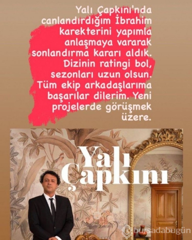 Yalı Çapkını dizisinde beklenmeyen ayrılık!