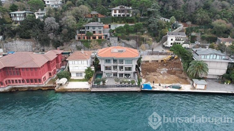 Abramoviç'in Beykoz'da kiraladığı yalı havadan görüntülendi
