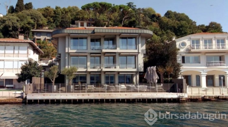 Abramoviç'in Beykoz'da kiraladığı yalı havadan görüntülendi
