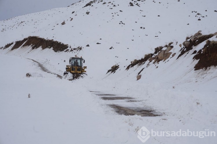 Şırnak'ta kar 1 metreyi buldu