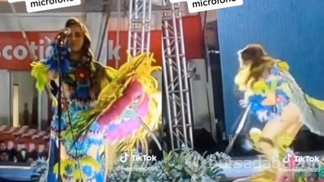 Güzellik yarışmasında herkesi şoke eden an... 