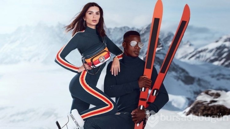 Emily Ratajkowski ünlü markanın kış sezonunda yer aldı