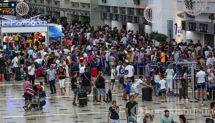 Antalya'ya 13 milyon turist geldi