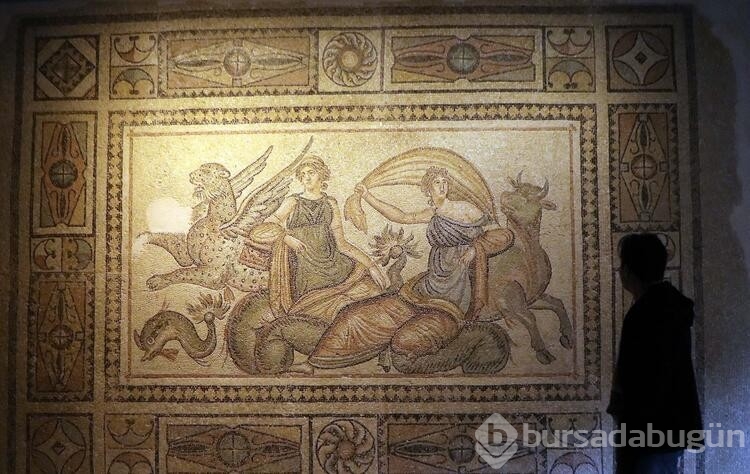 Gece de ziyaret edilebilen müze: Zeugma Mozaik Müzesi