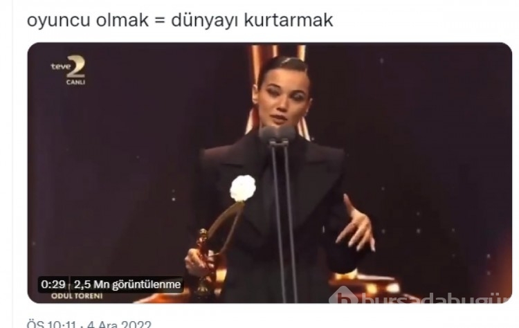 Kadın oyunculardan Pınar Deniz'e gönderme
