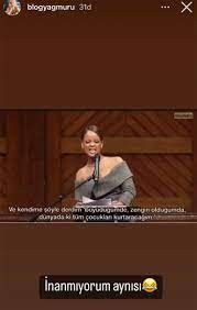 Pınar Deniz, Rihanna'nın konuşmasını örnek aldı
