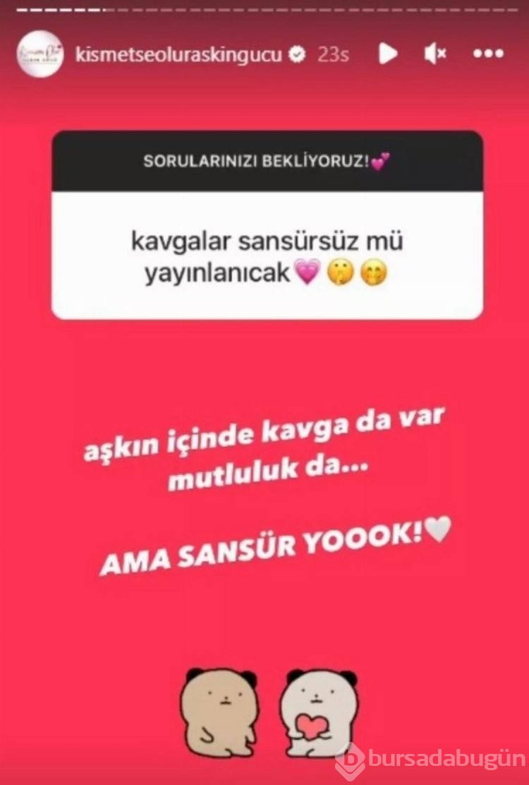 Kısmetse Olur'da sansür yok!