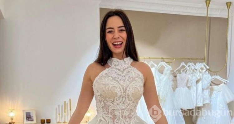 Merve Sevi'nin gelinlikli paylaşımı 
