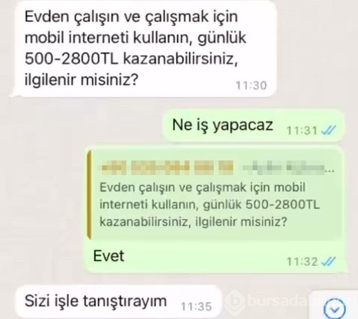 Linke tıkladı, 185 bin lirasından oldu