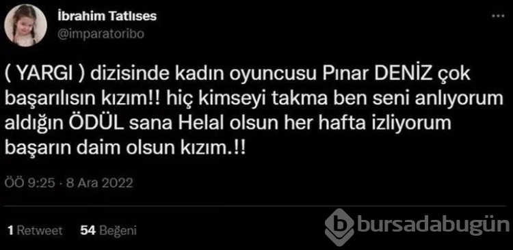 İbrahim Tatlıses'ten Pınar Deniz'e destek
