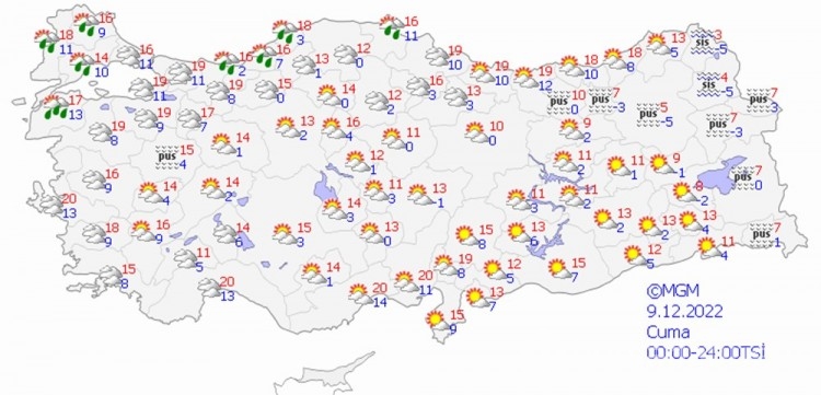 Batıda sıcaklıklar artıyor! 